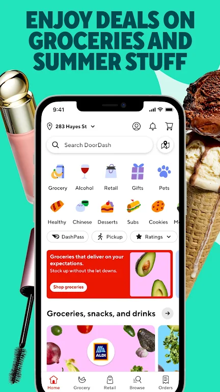 DoorDash ภาพหน้าจอ 1