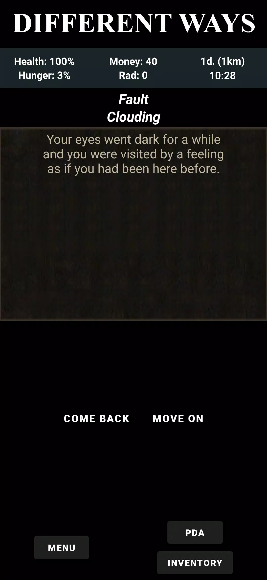 Fault Zone: Text Quest RPG Survival Ekran Görüntüsü 2