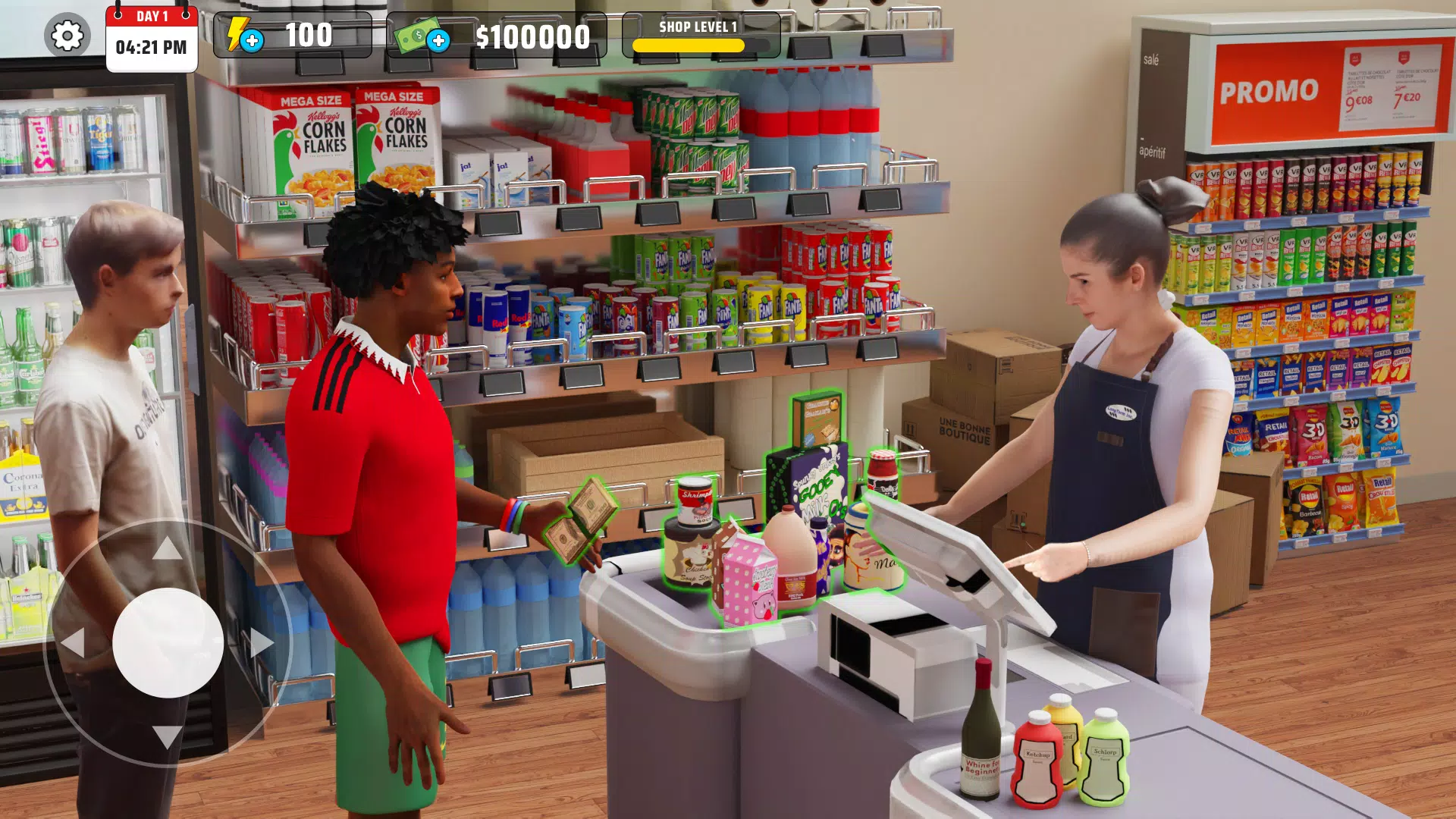 Supermarket Simulator City 3D Captura de pantalla 1