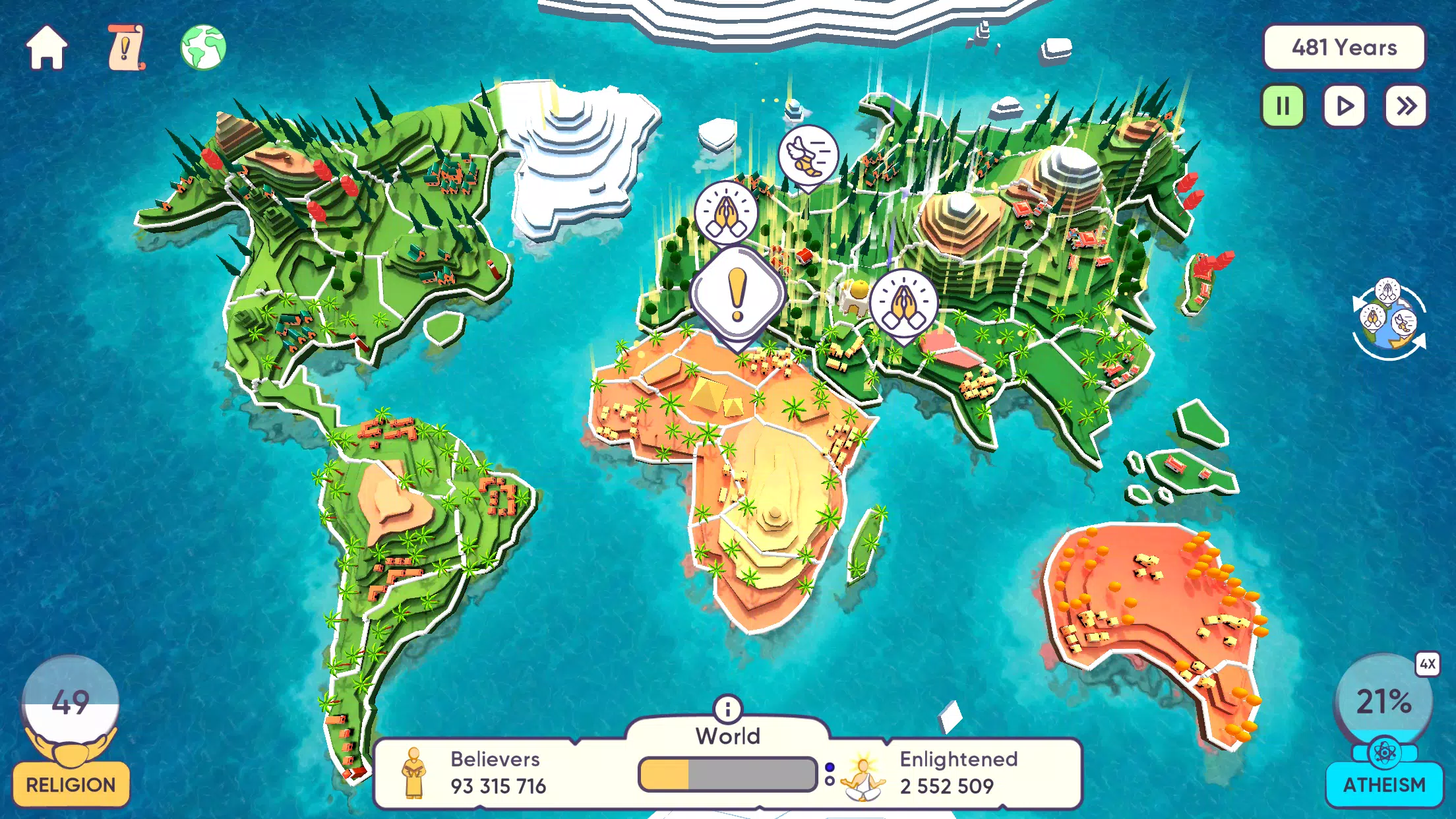 Religion Inc. The game god sim স্ক্রিনশট 3