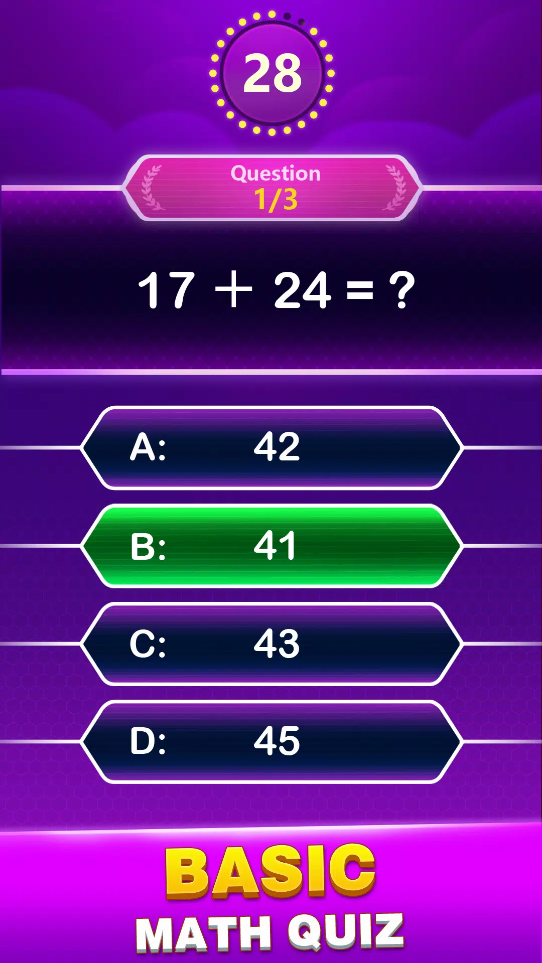 Math Trivia Ekran Görüntüsü 0