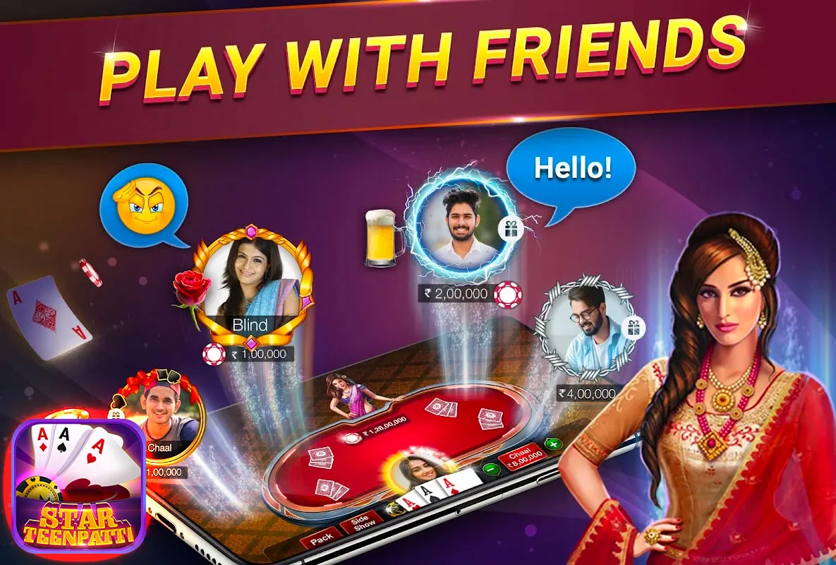 Teen Patti Star - Online スクリーンショット 1