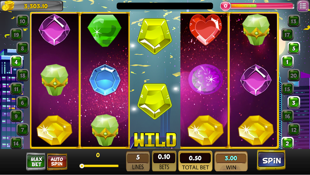 Classic Jewels Master Slot Machine Скриншот 1