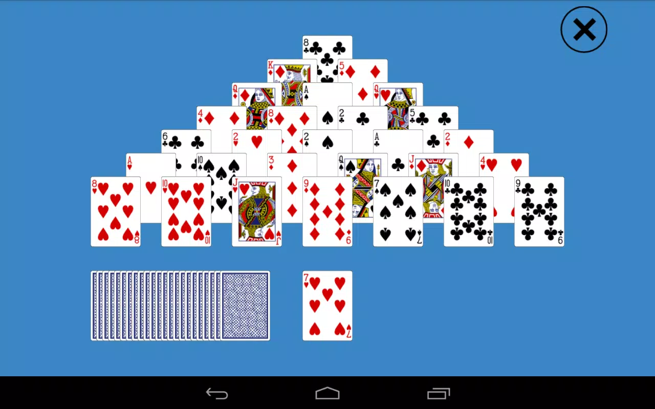 Classic Pyramid Solitaire Tangkapan skrin 3