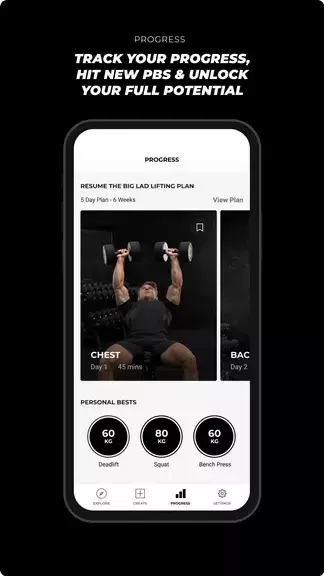 Schermata Gymshark Training: Fitness App 3