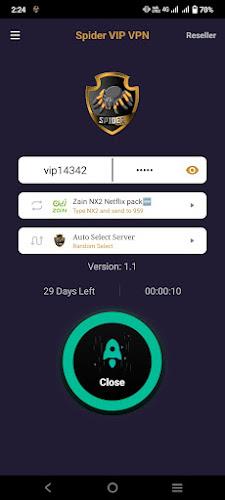 Spider VIP VPN ภาพหน้าจอ 1