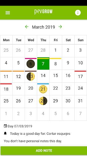 Marijuana Lunar Calendar ภาพหน้าจอ 3