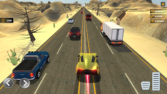 Heavy Traffic Rider Car Game Tangkapan skrin 0