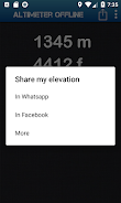 Altimeter Offline Captura de pantalla 1