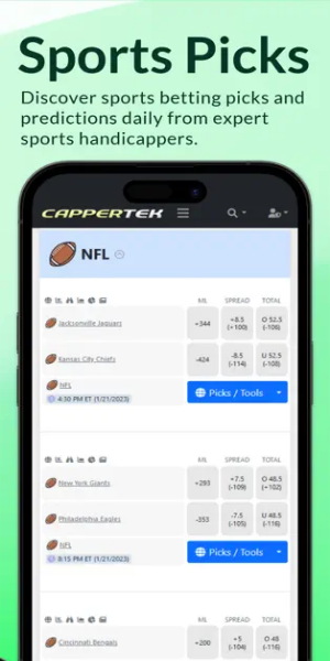 CapperTek Sports Betting Tools Capture d'écran 1