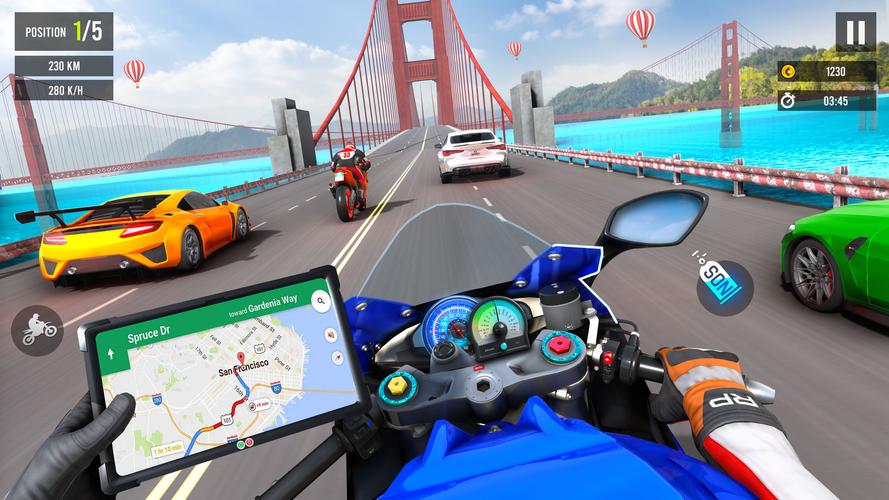 Moto Traffic Bike Race Game 3d স্ক্রিনশট 2
