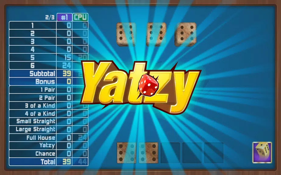 Yatzy Dice Game Capture d'écran 3