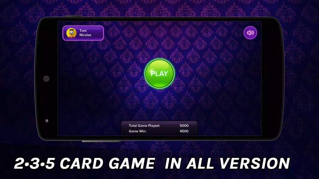 235 or 3 2 5 card game - 2 3 5 Do Teen Paanch Card Capture d'écran 2