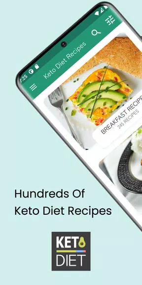 Keto Diet: Low Carb Recipes Schermafbeelding 0