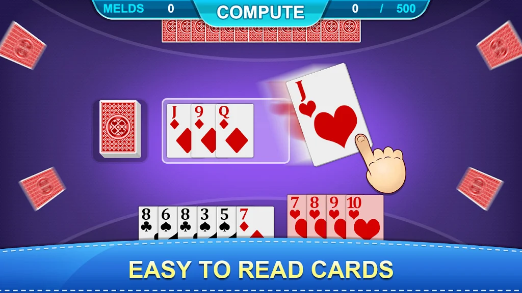 Rummy - Gin Rummy Card Games स्क्रीनशॉट 1