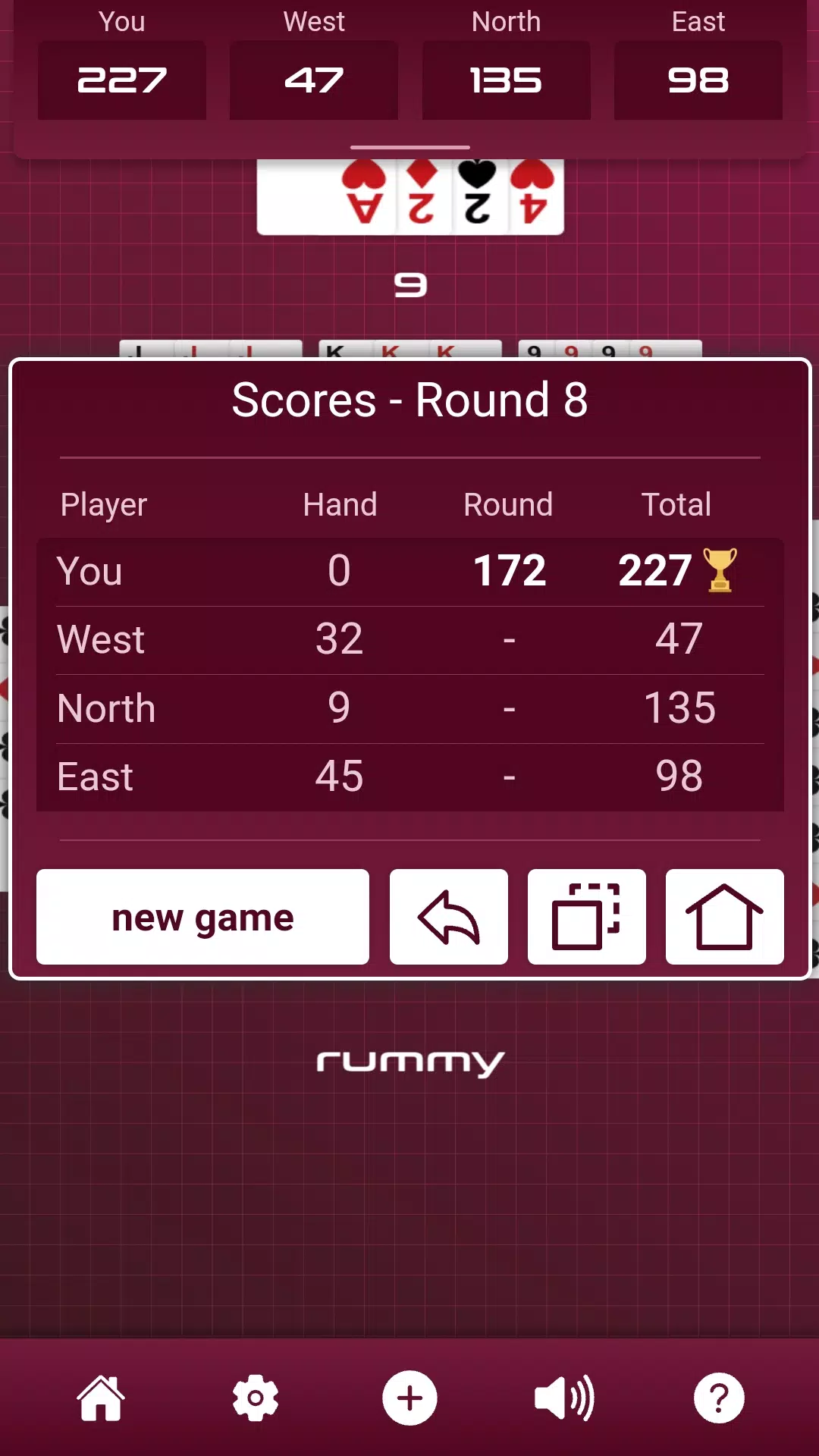 Schermata Rummy Odyssey 3