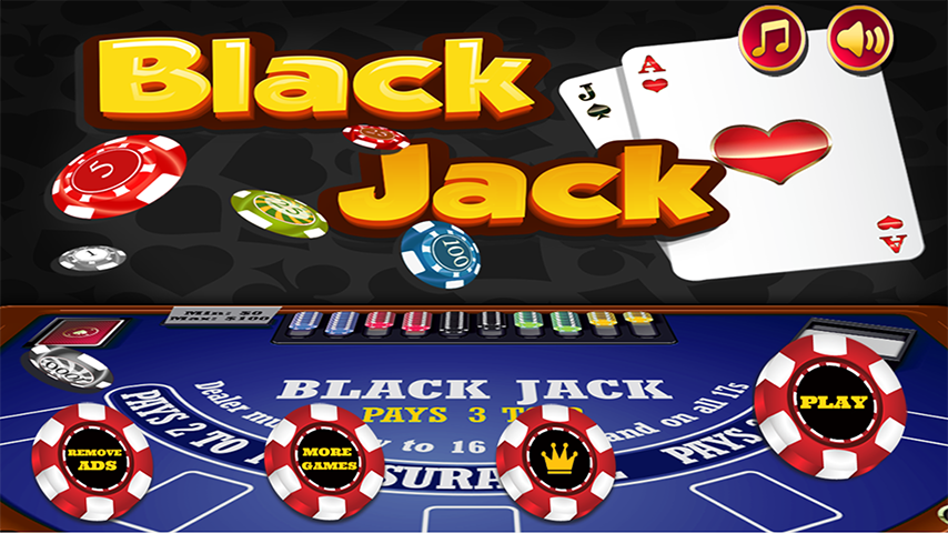 Blackjack 21 Black Jack Table Screenshot 2