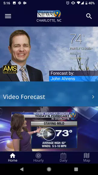 WSOC-TV Weather Tangkapan skrin 1