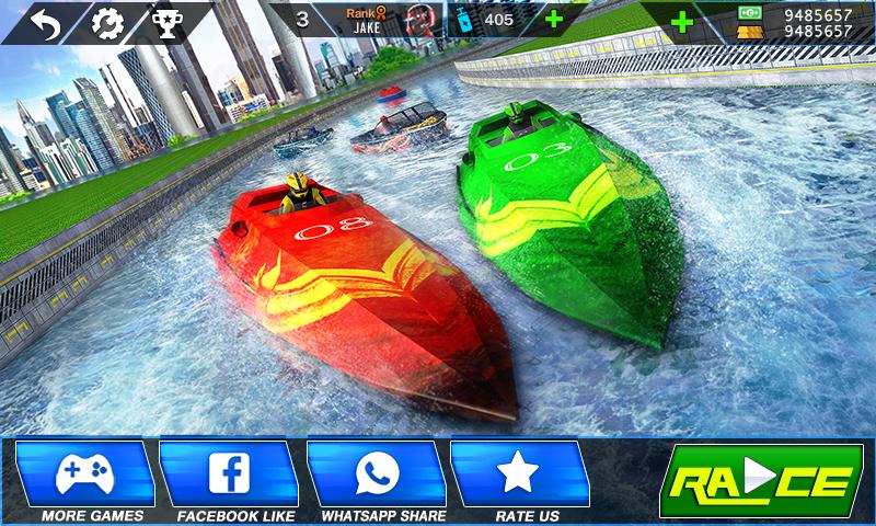 Speed Boat Crash Racing スクリーンショット 1