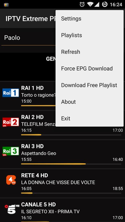 IPTV Extreme Pro Tangkapan skrin 1