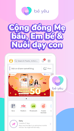 Be Yeu - Pregnancy & Baby App ဖန်သားပြင်ဓာတ်ပုံ 1