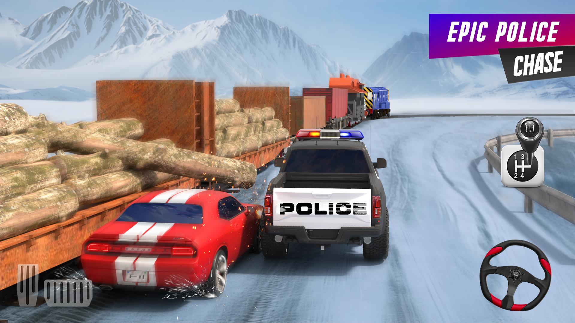 Dubai Police Car Games 3d Tangkapan skrin 1