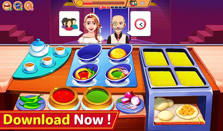 Indian Cooking Madness Games স্ক্রিনশট 1