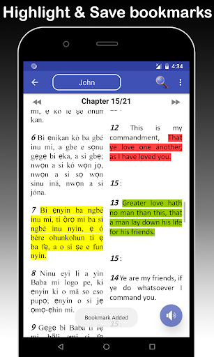 Yoruba & English Bible - With Full Offline Audio ဖန်သားပြင်ဓာတ်ပုံ 2