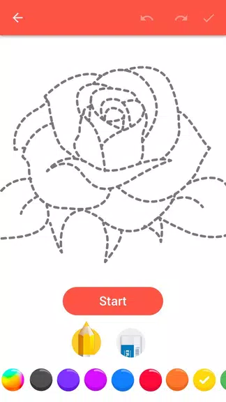 How To Draw Flowers Ekran Görüntüsü 0
