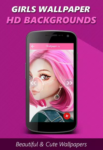 Girls Wallpaper Background Ảnh chụp màn hình 1