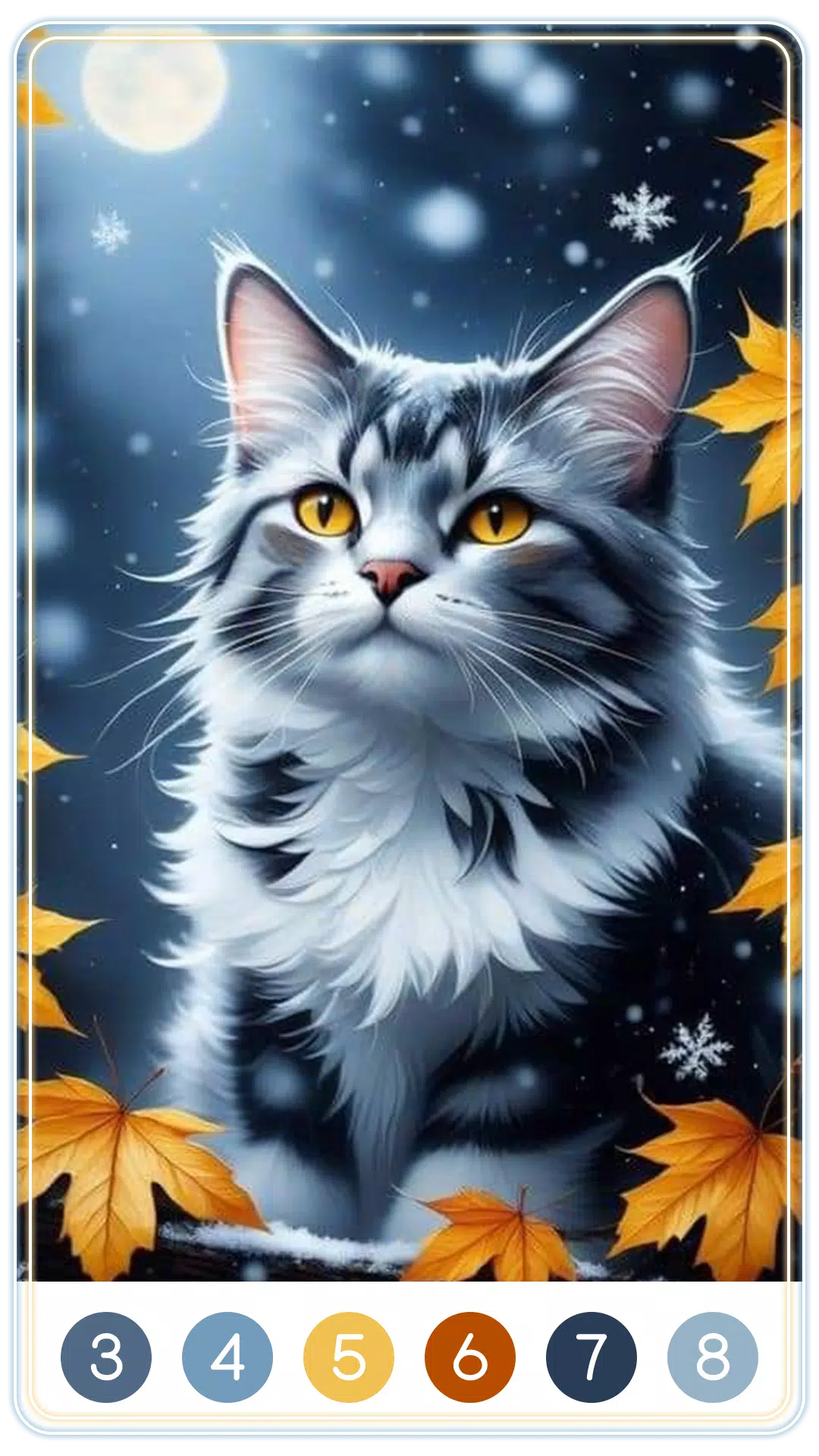 Cat Paint by Number Captura de pantalla 1