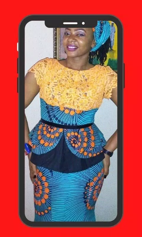 Ankara and Lace Combo Styles ဖန်သားပြင်ဓာတ်ပုံ 3