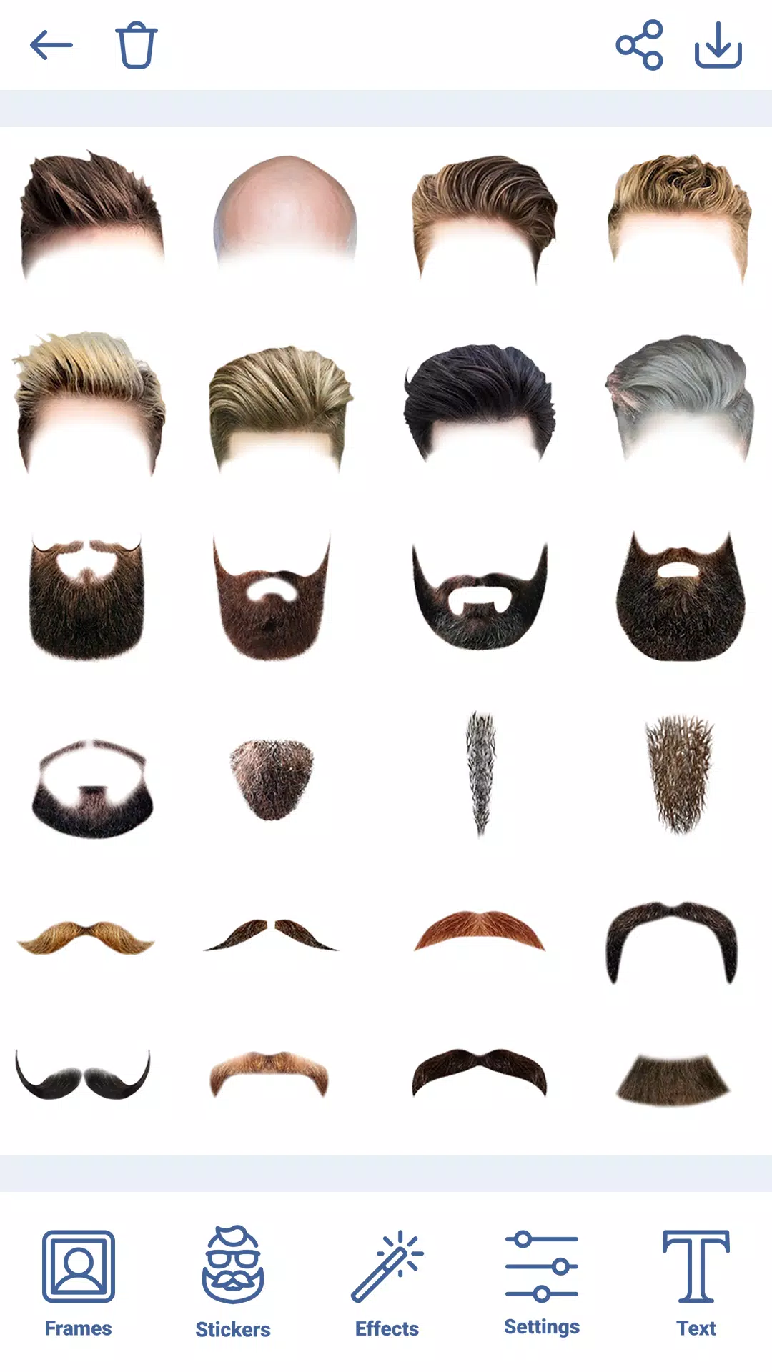 Man Hairstyles Photo Editor Schermafbeelding 1