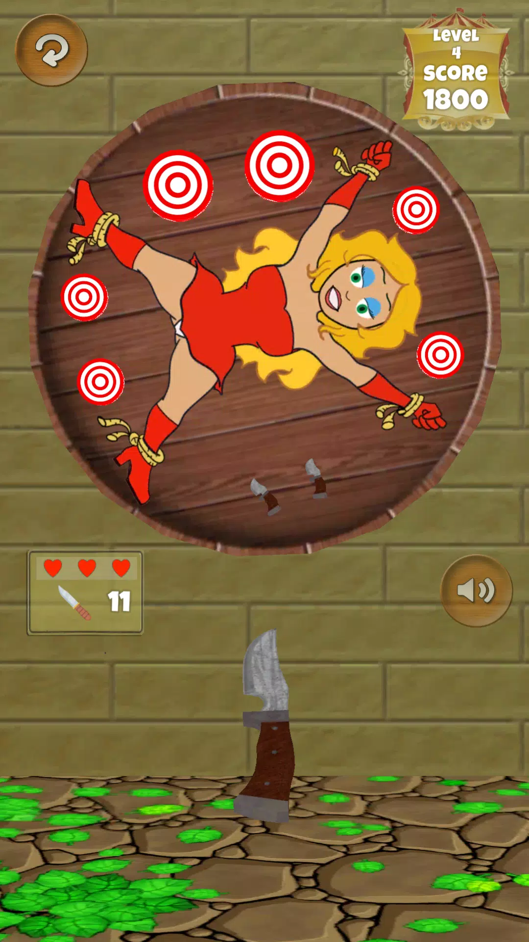 Classic Knife Throwing Game 스크린샷 0