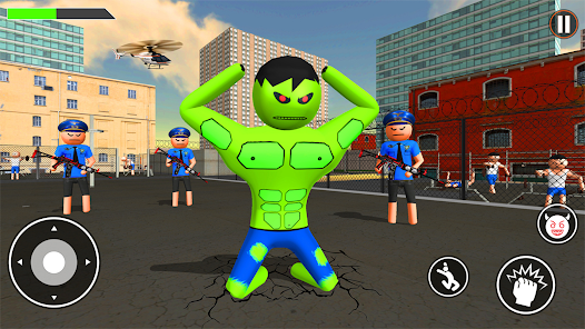 Incredible Monster: Superhero Prison Escape Games ภาพหน้าจอ 1