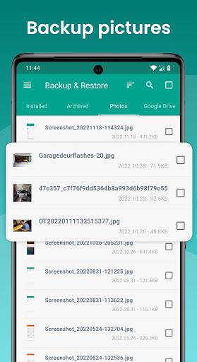 Backup and Restore - APP स्क्रीनशॉट 2