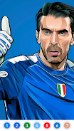 Football Paint by Number Game Captura de pantalla 3