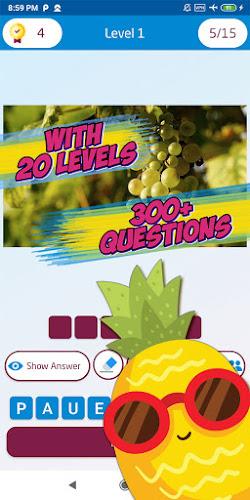 Guess the fruit name game 스크린샷 2