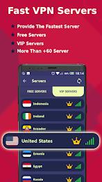 USA VPN -Safe Secure VPN Proxy Zrzut ekranu 1