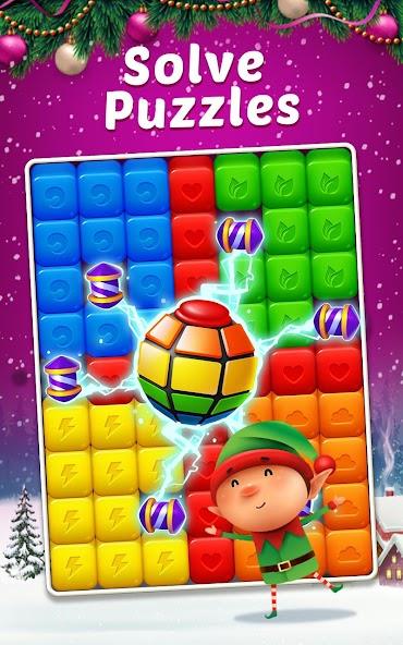 Toy Cubes Pop - Match 3 Game Mod स्क्रीनशॉट 2