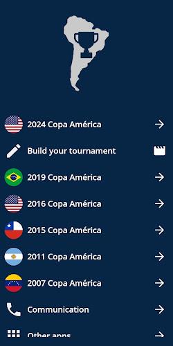 Copa América Calculator ဖန်သားပြင်ဓာတ်ပုံ 0