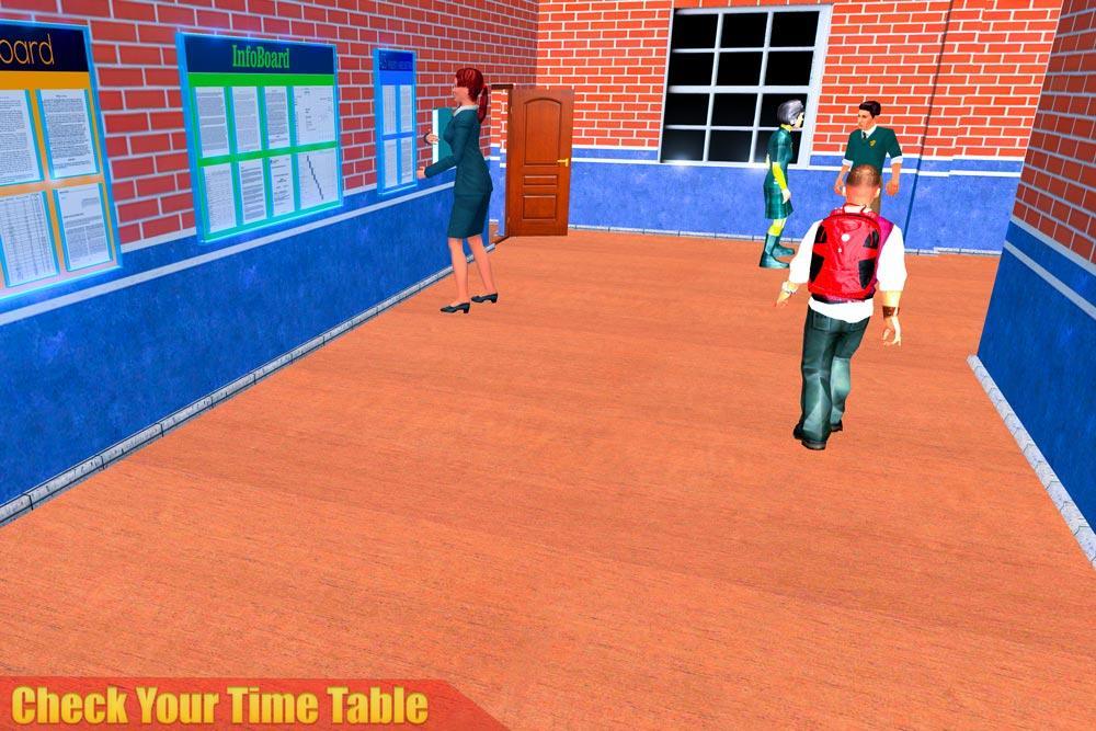 Virtual High School Teacher 3D Ekran Görüntüsü 1