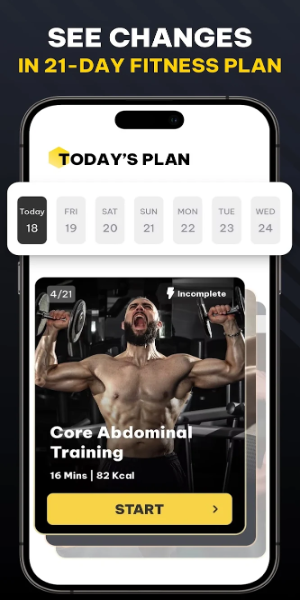 The Muscle Monster Workout Planner Ekran Görüntüsü 1