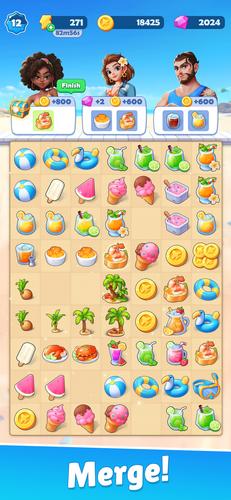 Food and Travel: Merge Game 스크린샷 0