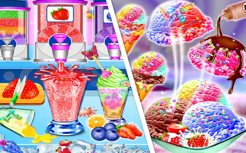 Rainbow Ice Cream Party Скриншот 2