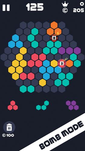 Hexa Brick: Hexagon Block 1010 Captura de pantalla 2