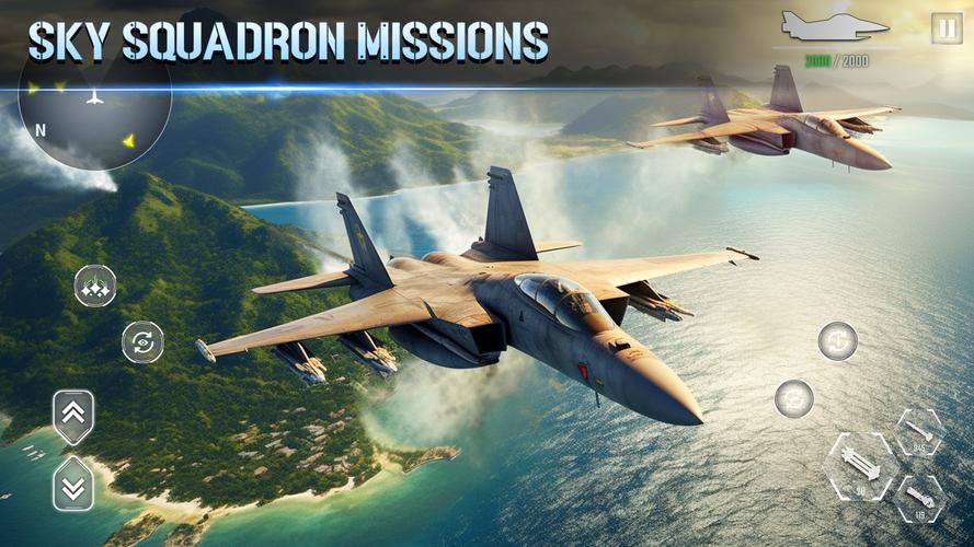 Aircraft Strike: Jet Fighter Captura de tela 2