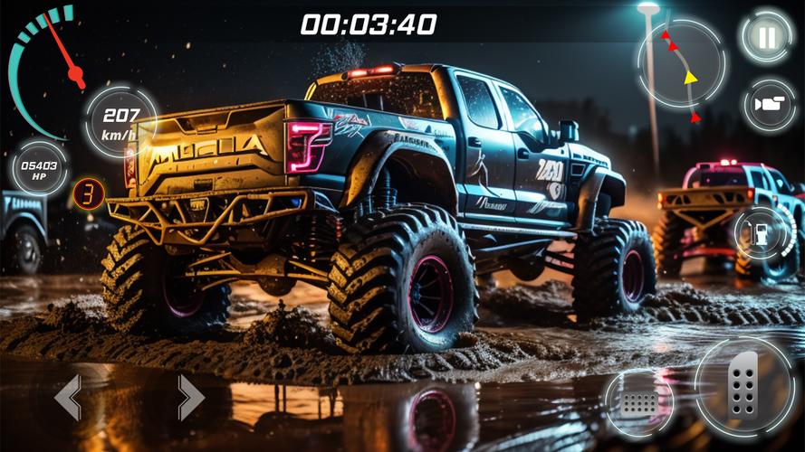 Offroad Mud Truck Game Offline Captura de pantalla 3