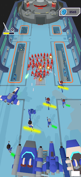 Space Army: Universe Clash Mod Tangkapan skrin 1