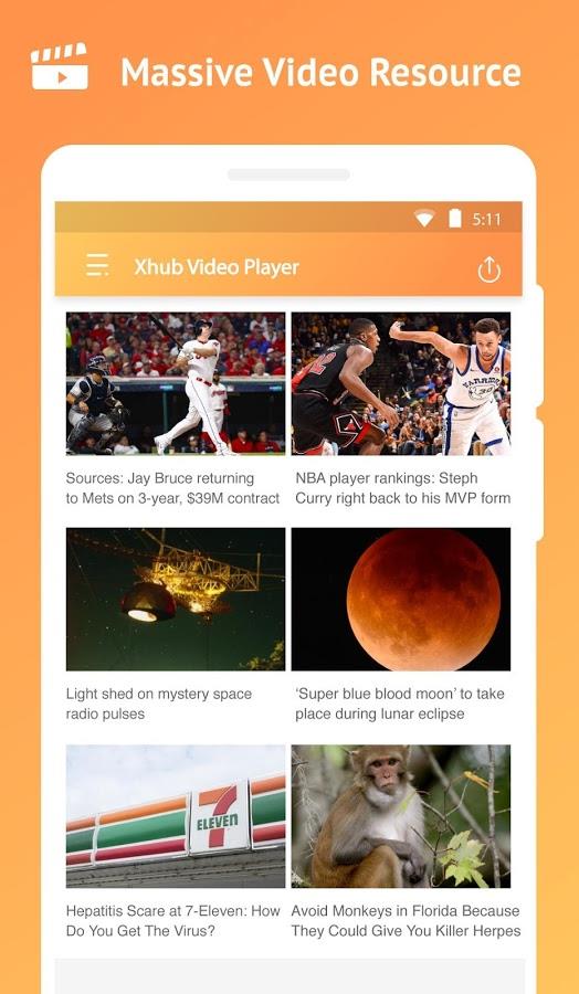 Xhub Video Player स्क्रीनशॉट 2